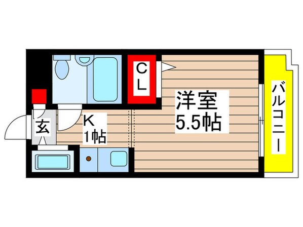 ジョイフル谷津の物件間取画像